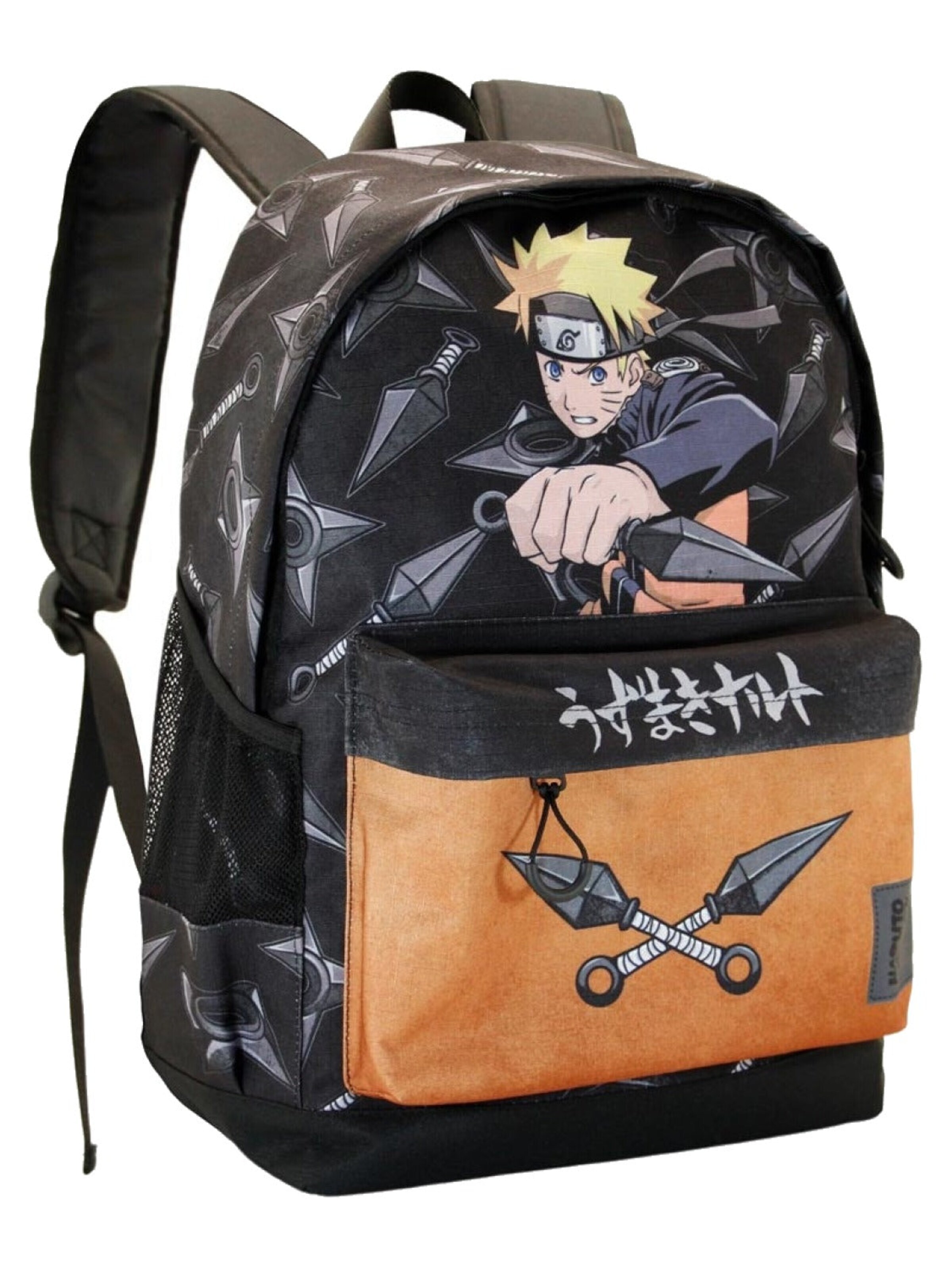 Naruto Rugzak 'Naruto Weapons Rugzak Hoogte 44cm' in Zwart