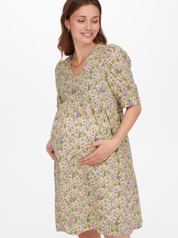 Only Maternity Kleid 'Sarah' in Beige: predná strana