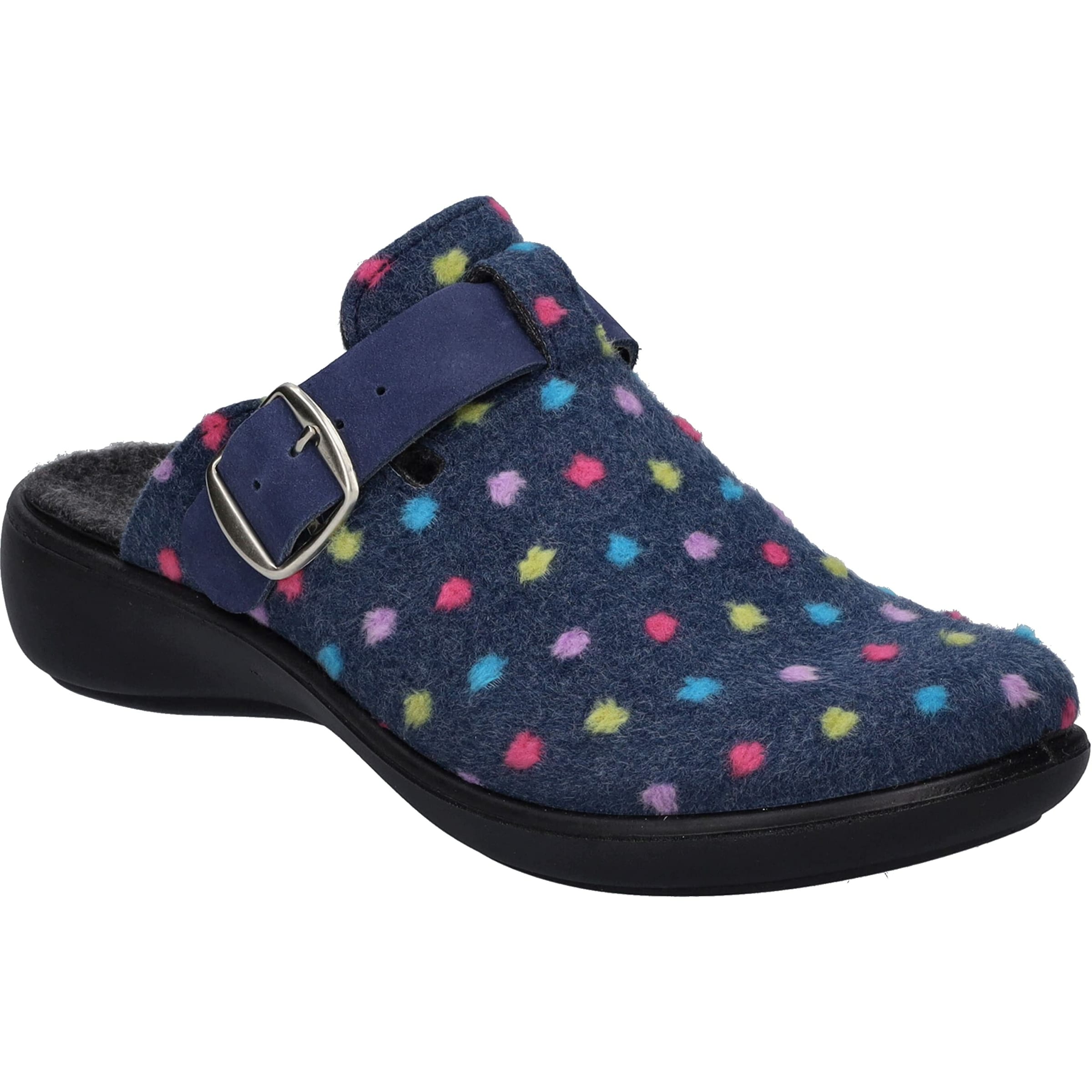 Westland Hausshuh in Blau: Vorderseite