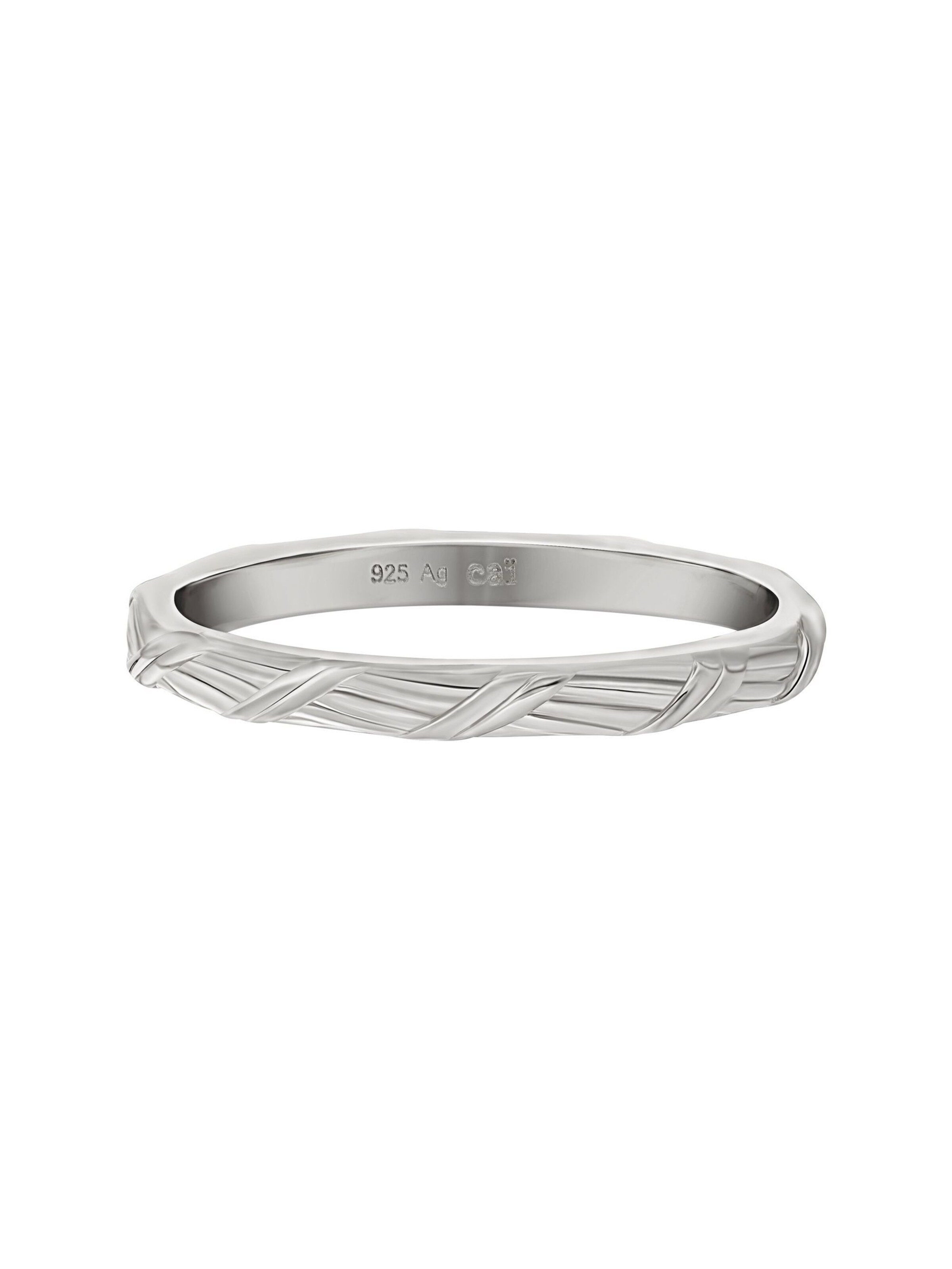 caï Ring in White: front