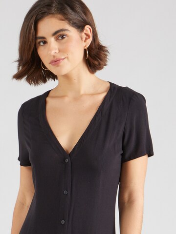 Monki Shirt dress in Black