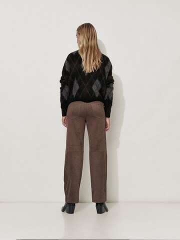 Rosner Loose fit Pants ' Audrey' in Brown
