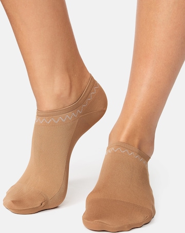 Nur Die Ankle Socks in Beige