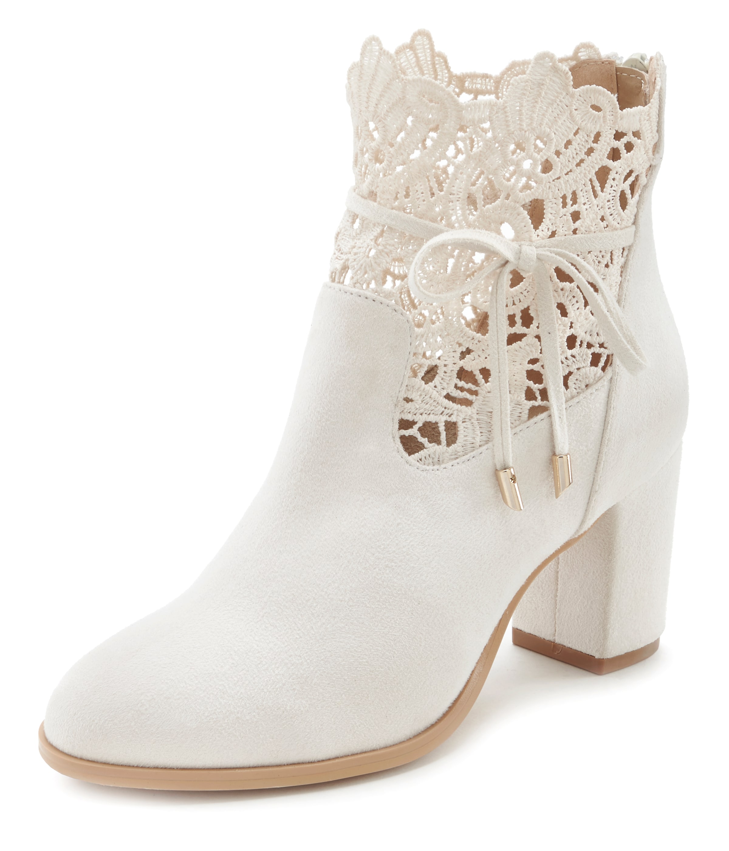 LASCANA Stiefelette in Beige: Vorderseite