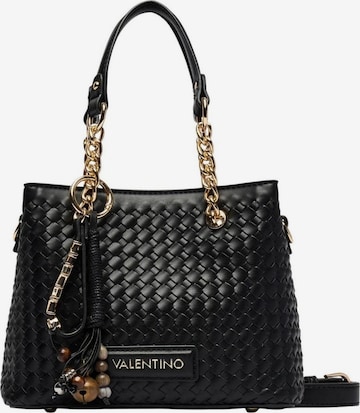 VALENTINO - Bolso de hombro en negro: frente