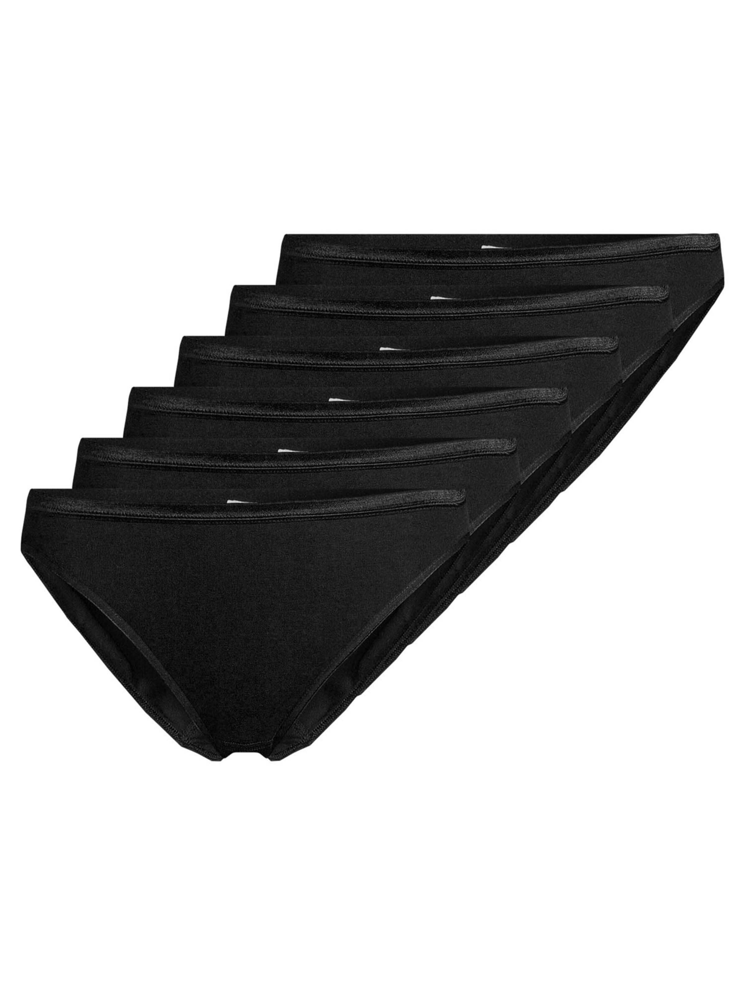 CON-TA Panty 'Modal' in Black: front