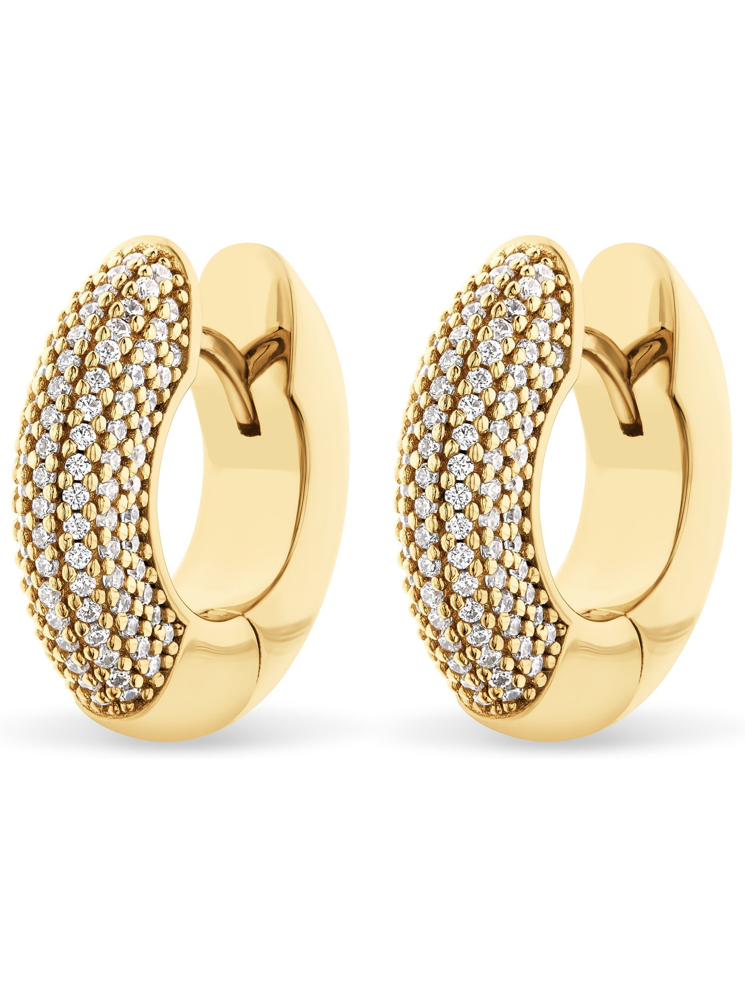 JETTE Earrings in Gold: front