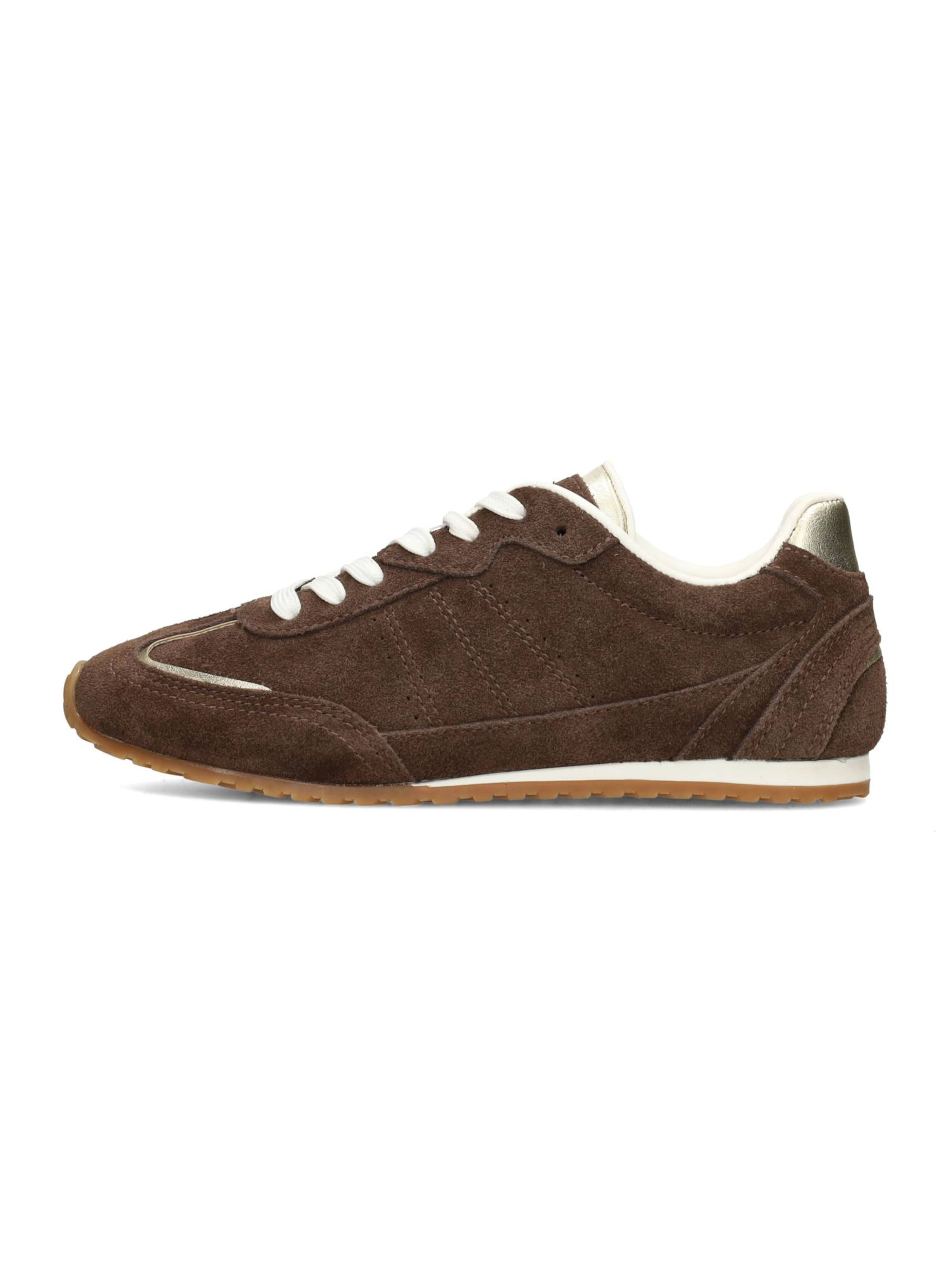 PS Poelman Sneakers laag in Bruin: voorkant