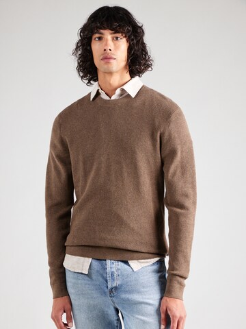 Matinique Pullover 'Lagoon' in Braun: Vorderseite