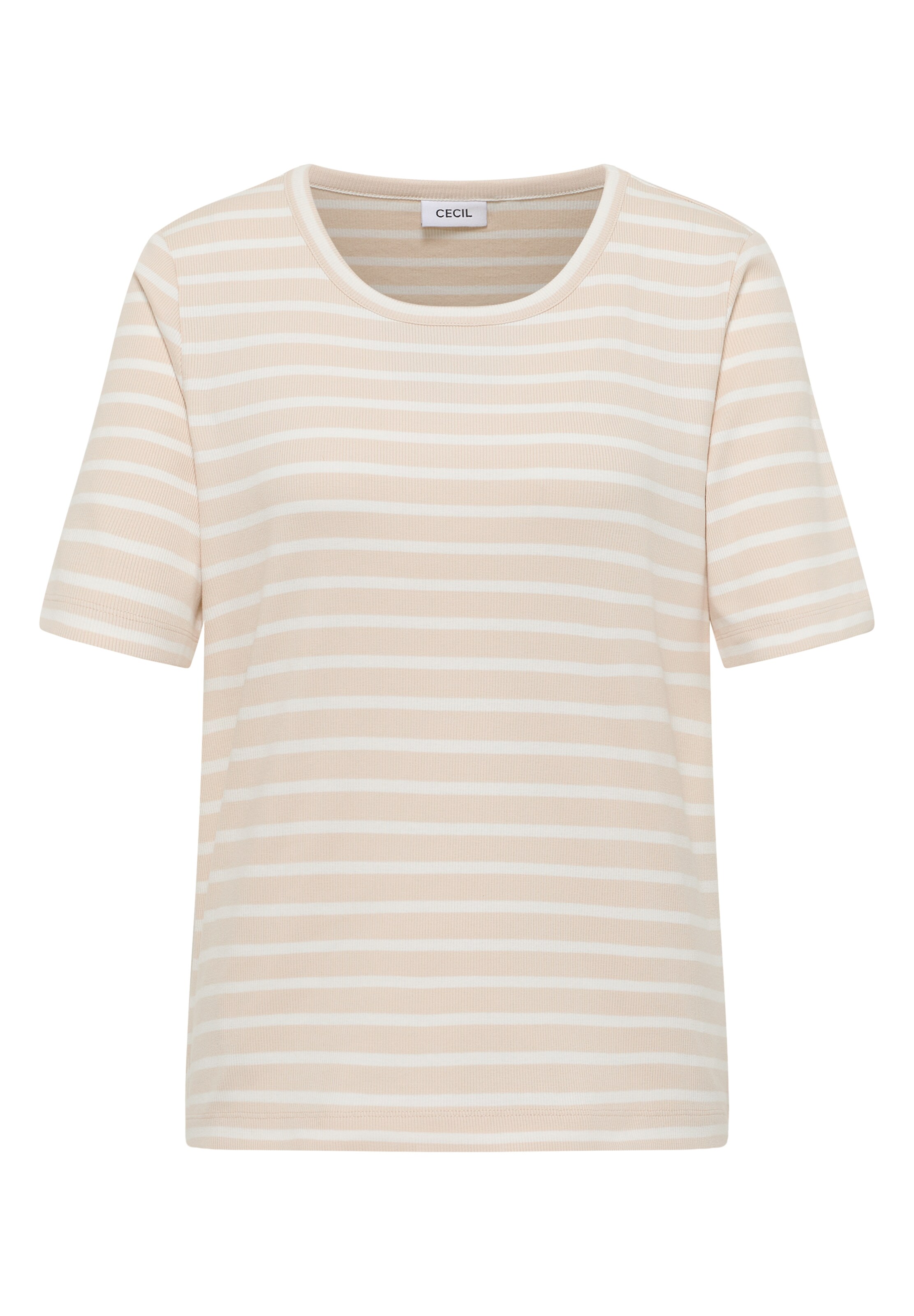 CECIL T-Shirt in Beige: Vorderseite