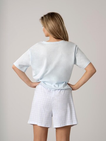 LEAFLETIC Shorty 'Leafletic Women’s Nightwear set'‌‌‌‌‌‌ in Blau