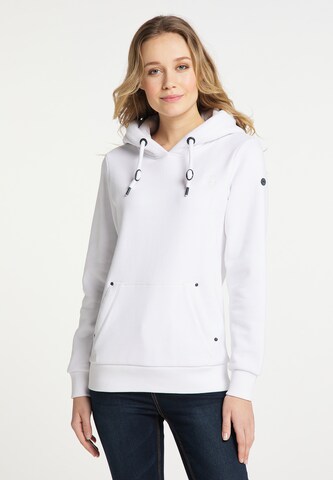 DreiMaster Maritim Sweatshirt in White: front