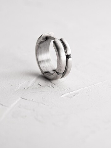 REYTEL Earring 'KRETS' in Silver: front