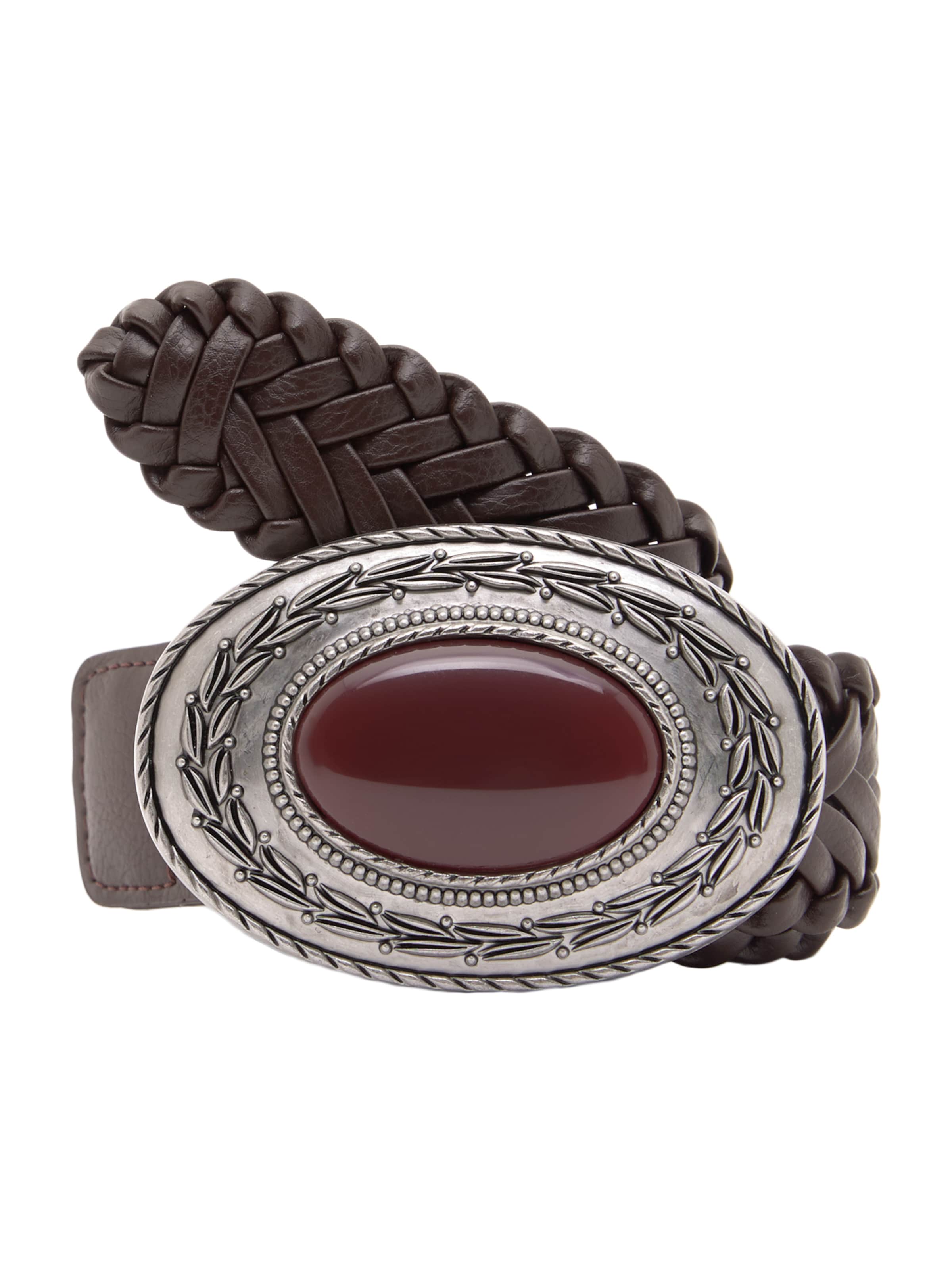 Cintura Pull&Bear di colore marrone scuro, Visualizzazione prodotti