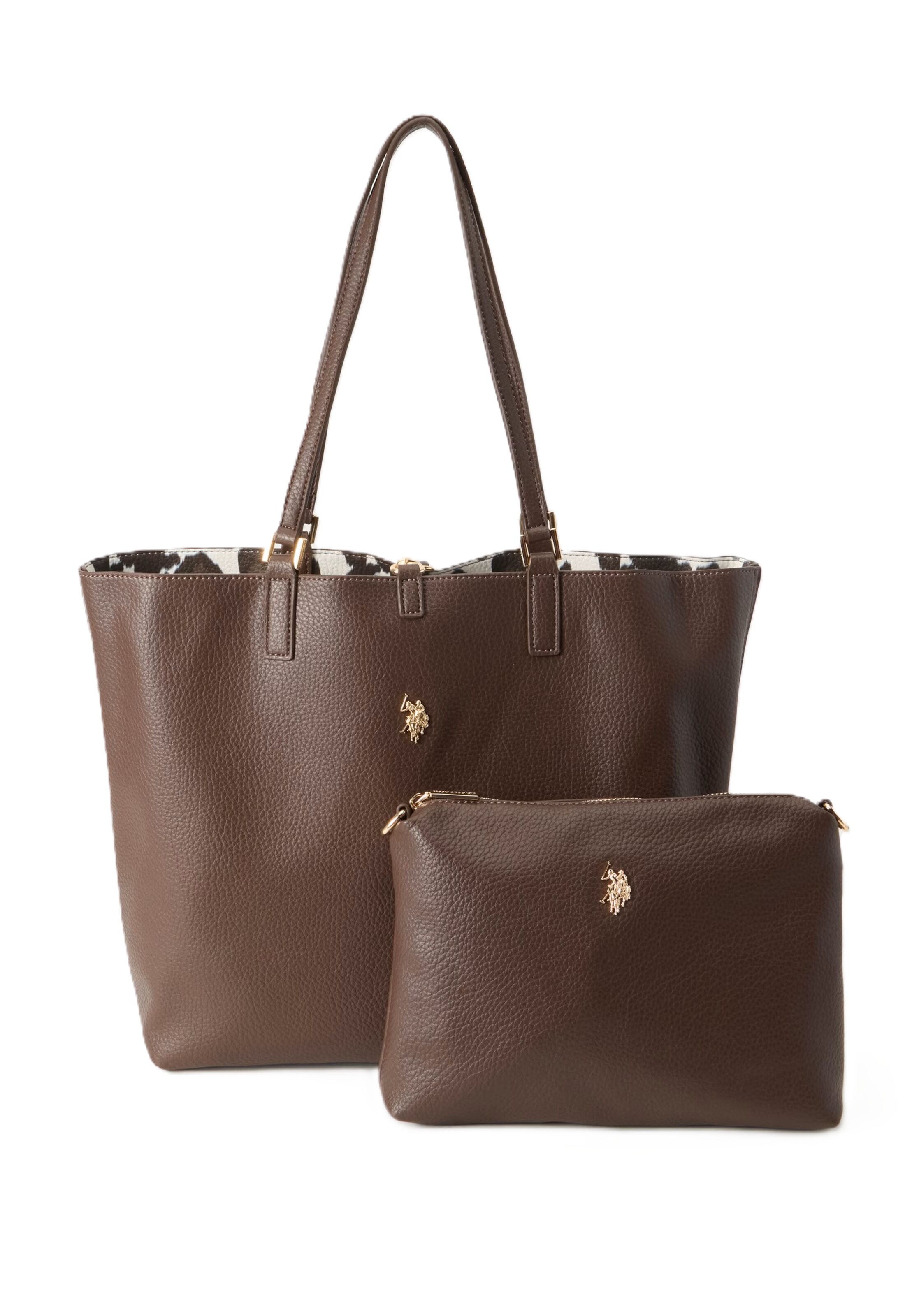 U.S. POLO ASSN. Shoppingväska 'ROGERSVILLE' i One Size i brun, Produktvy