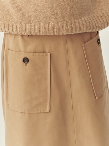 TATUUM Sukně 'Long Island' – béžová