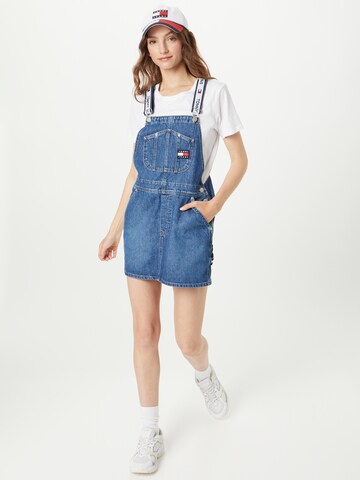 Tommy Jeans Overall Skirt in Blue