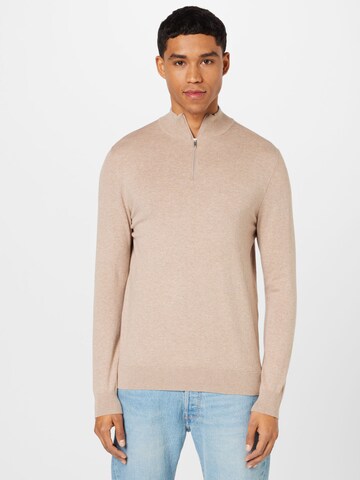 BURTON MENSWEAR LONDON Sweater in Grey: front