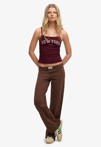 Haut 'Athletic Essentials' Superdry & Co en rouge