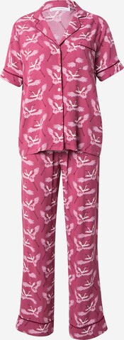 Women' Secret Pyjamas 'HERON' i rosa: framsida