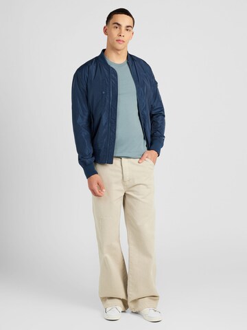 Schott NYC Between-Season Jacket in Blue