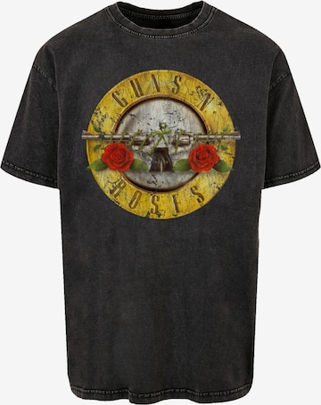 T-Shirt 'Guns 'n' Roses Vintage Classic Logo Black' F4NT4STIC en noir : devant