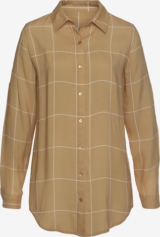 LASCANA Bluse in Beige: predná strana