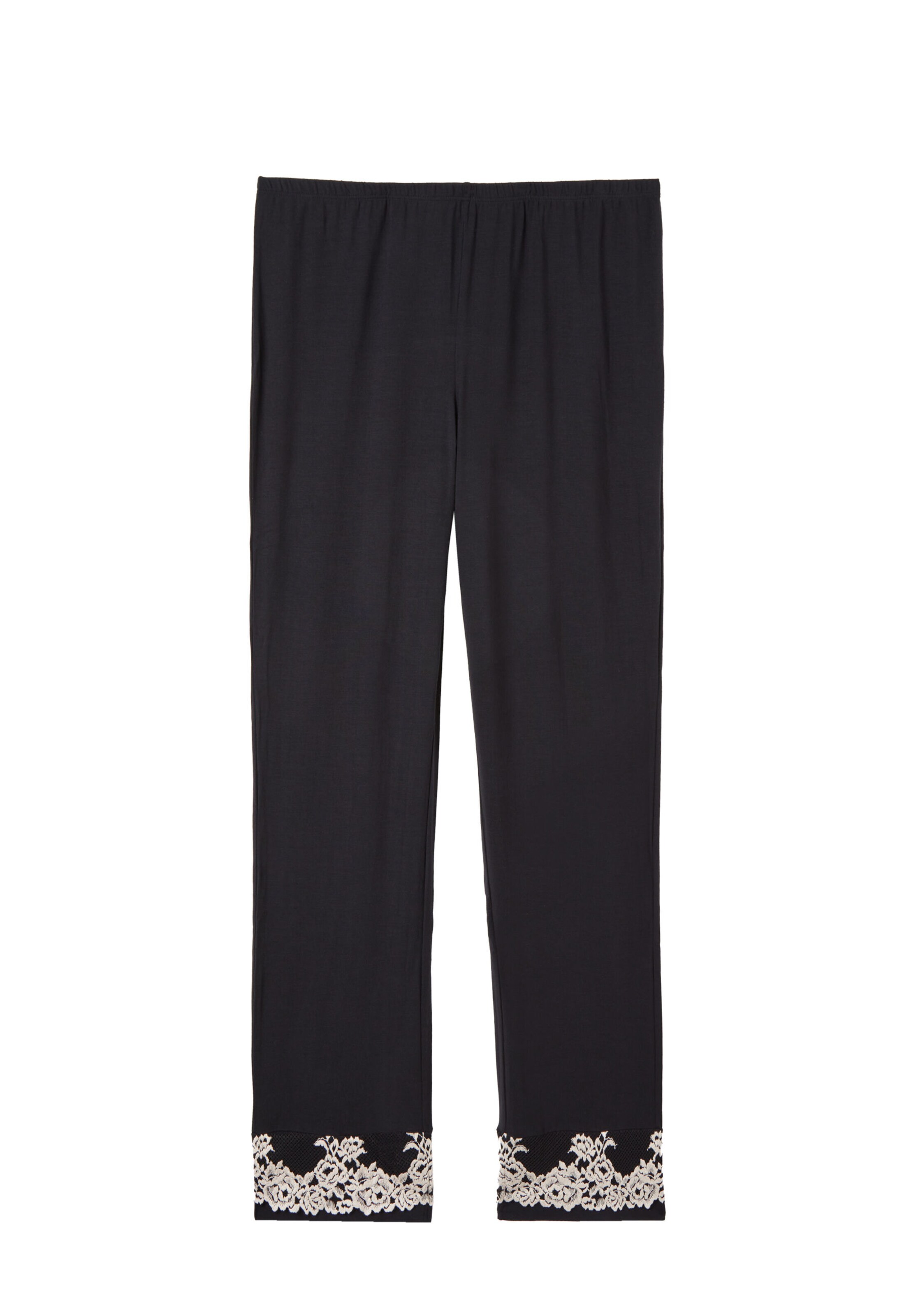 INTIMISSIMI Pyjamahose in Schwarz: Vorderseite