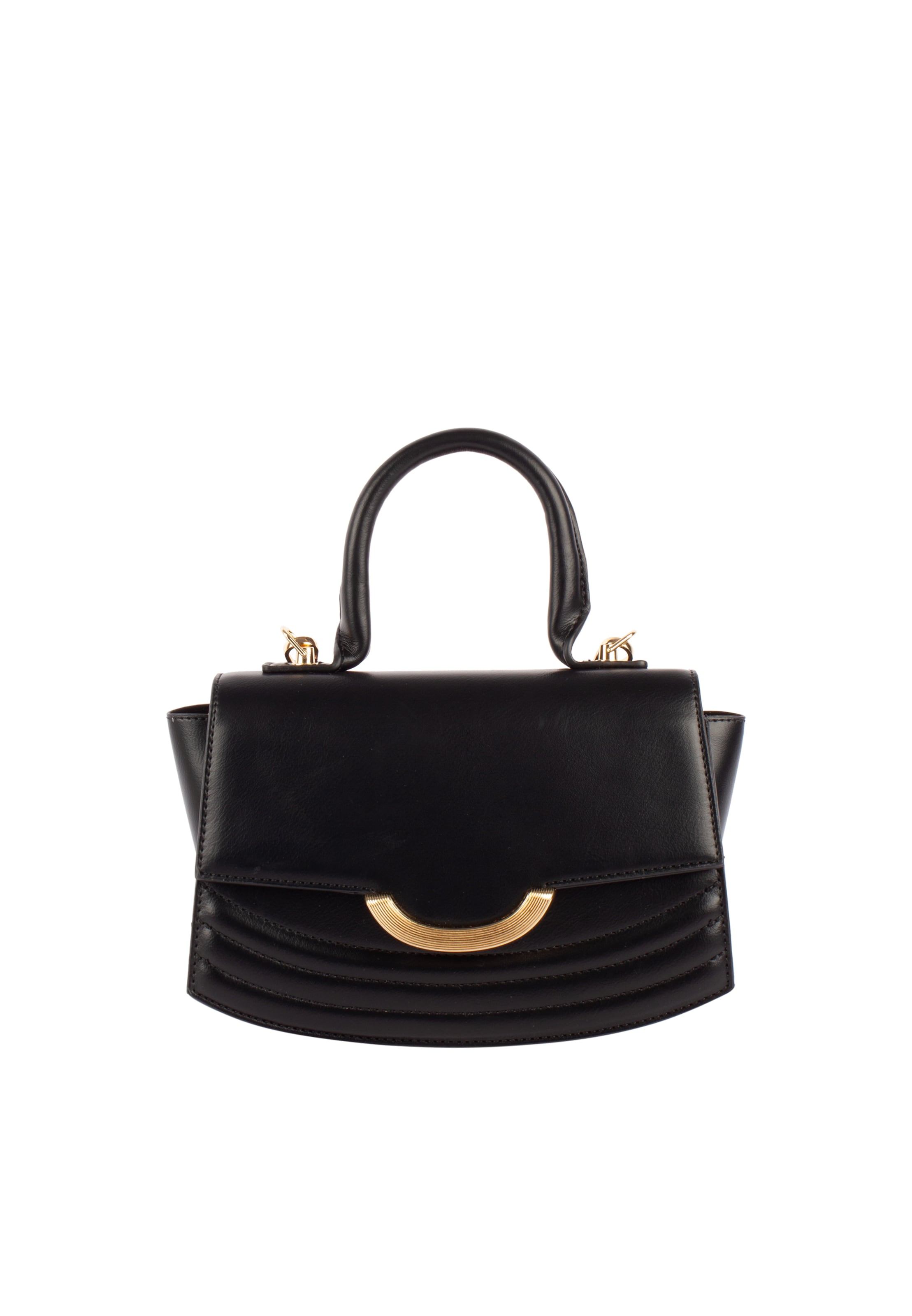 usha BLACK LABEL Handbag in Black: front
