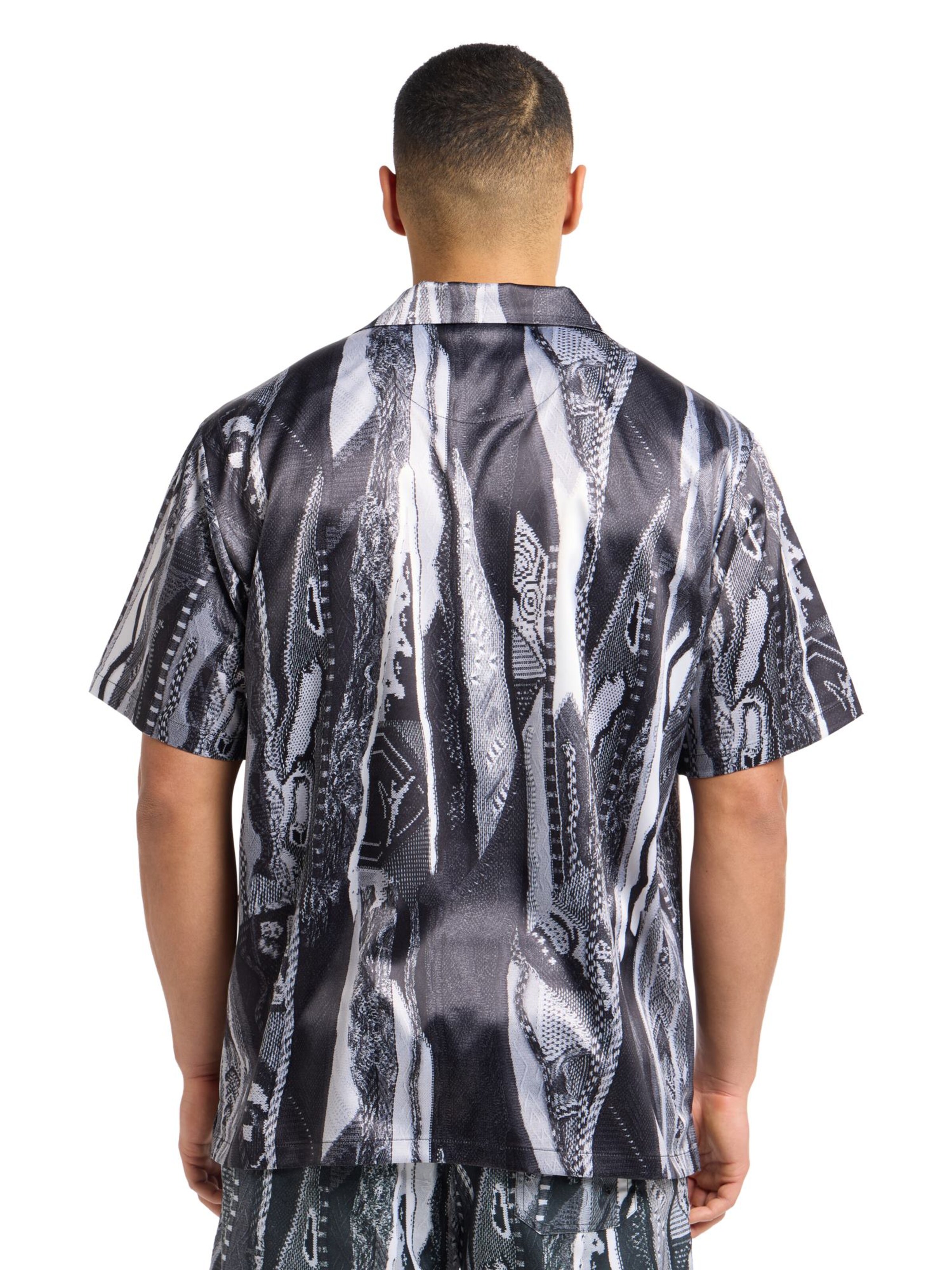 Carlo Colucci Comfort fit Overhemd 'Egetmann' in Grijs