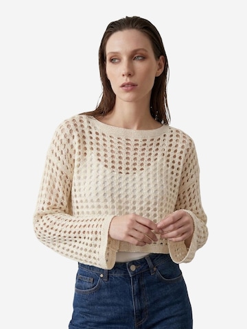 Top 'Strickoberteile' di My fashion in beige