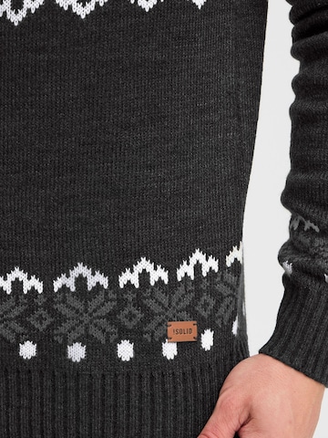!Solid Pullover 'Norwin' in Grau