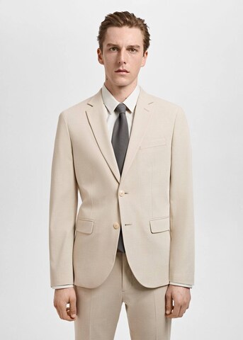 MANGO MAN Regular Fit Sakko 'Paris' in Beige: Vorderseite