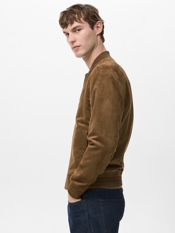 MANGO MAN Kurtka przejściowa 'Bero' w kolorze brązowy