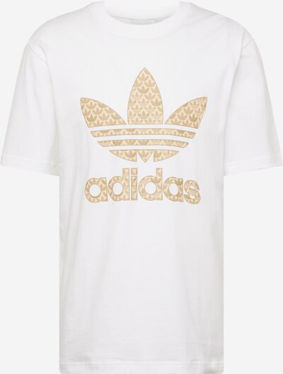 ADIDAS ORIGINALS T-Shirt in beige / braun / weiß, Produktansicht