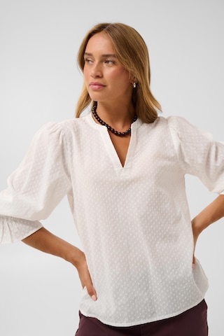 Kaffe Bluse 'KAJordis' in Weiß