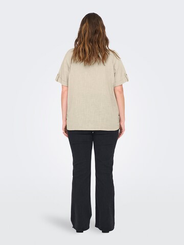 ONLY Carmakoma Bluse i grå