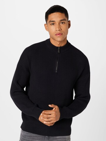 Pull-over NU-IN en noir : devant