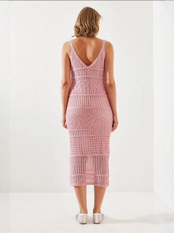 Bianco Lucci Strickkleid in Pink