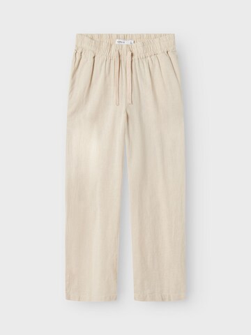 Regular Pantalon 'NKFFalinnen' NAME IT en beige