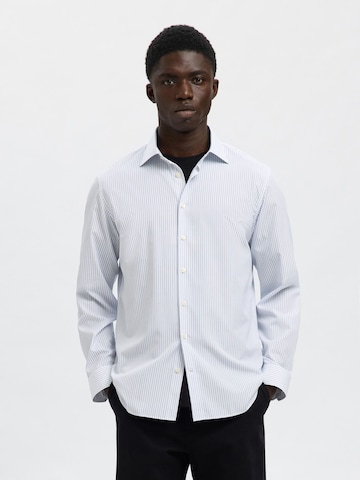 SELECTED HOMME Comfort fit Overhemd in Wit: voorkant
