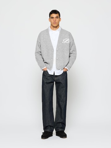 Burocs Knit Cardigan 'Fuzzy' in Grey