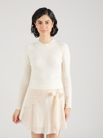 Pull-over 'Melodie' GUESS en blanc : devant