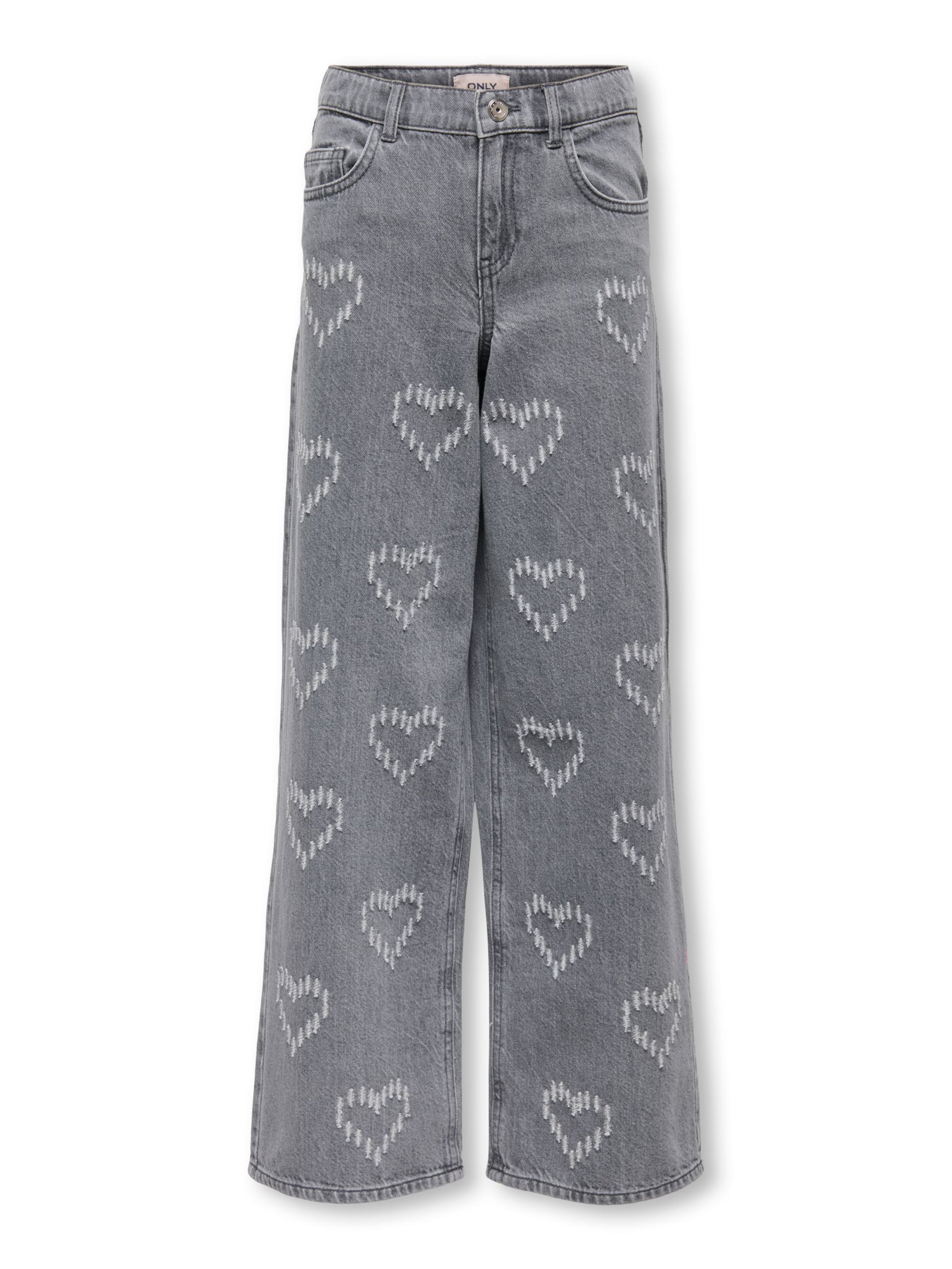 ONLY GIRLS Jeans 'KOGLUMI' in Grey denim, Item view
