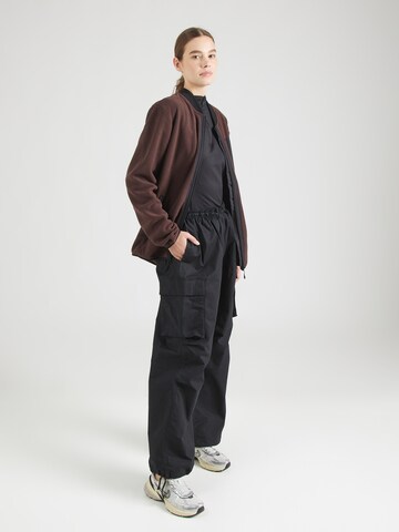 Hummel Athletic fleece jacket in Brown