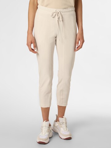 Cambio Regular Pants in Beige: front