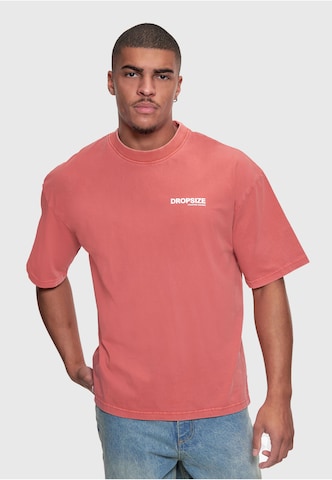 Maglietta di Dropsize in rosso: frontale