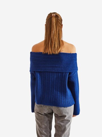 Bianco Lucci Pullover in Blau