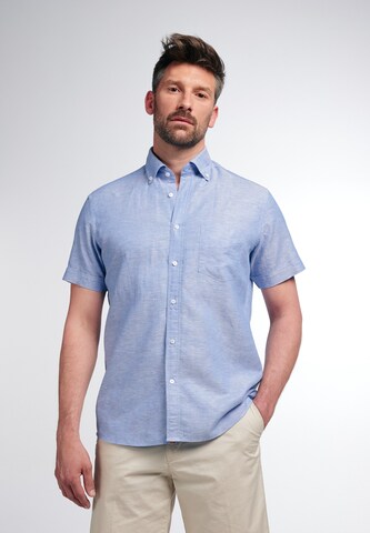 ETERNA Regular fit Button Up Shirt in Blue: front