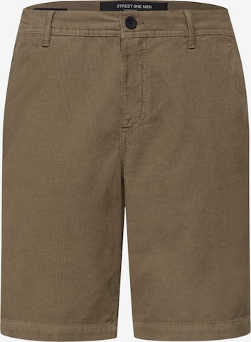 Street One MEN Regular Shorts in Braun: Vorderseite